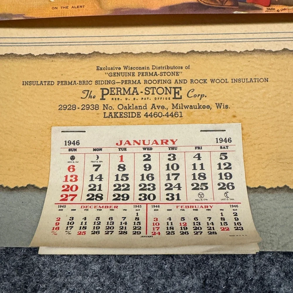 The Perma-Stone Corp alert vintage